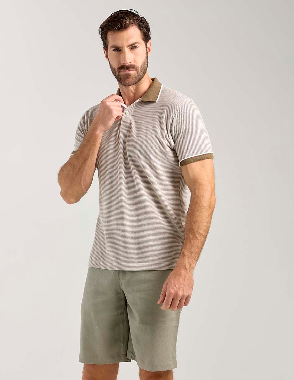 Bermuda de lino para hombre