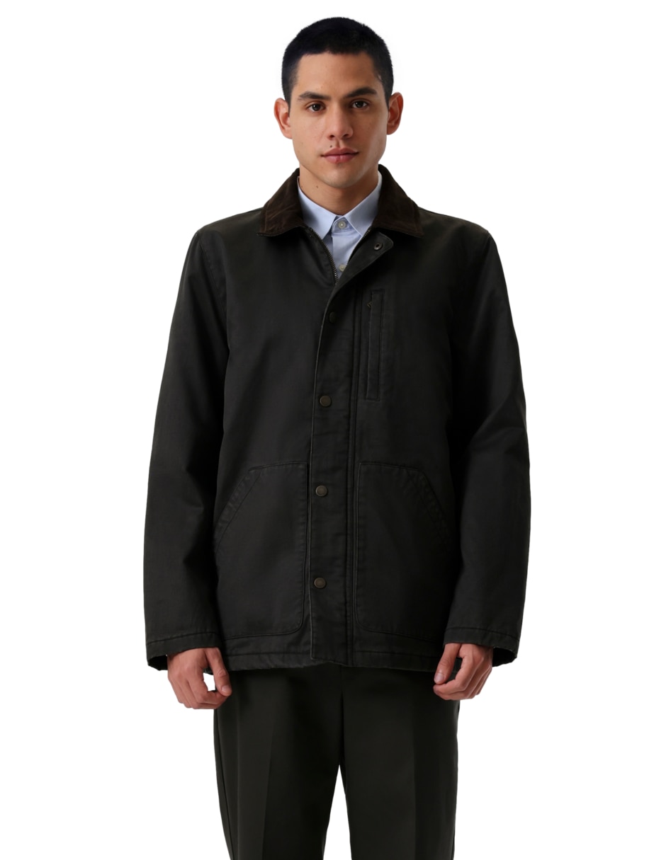 Chamarra casual de algodón para hombre 1