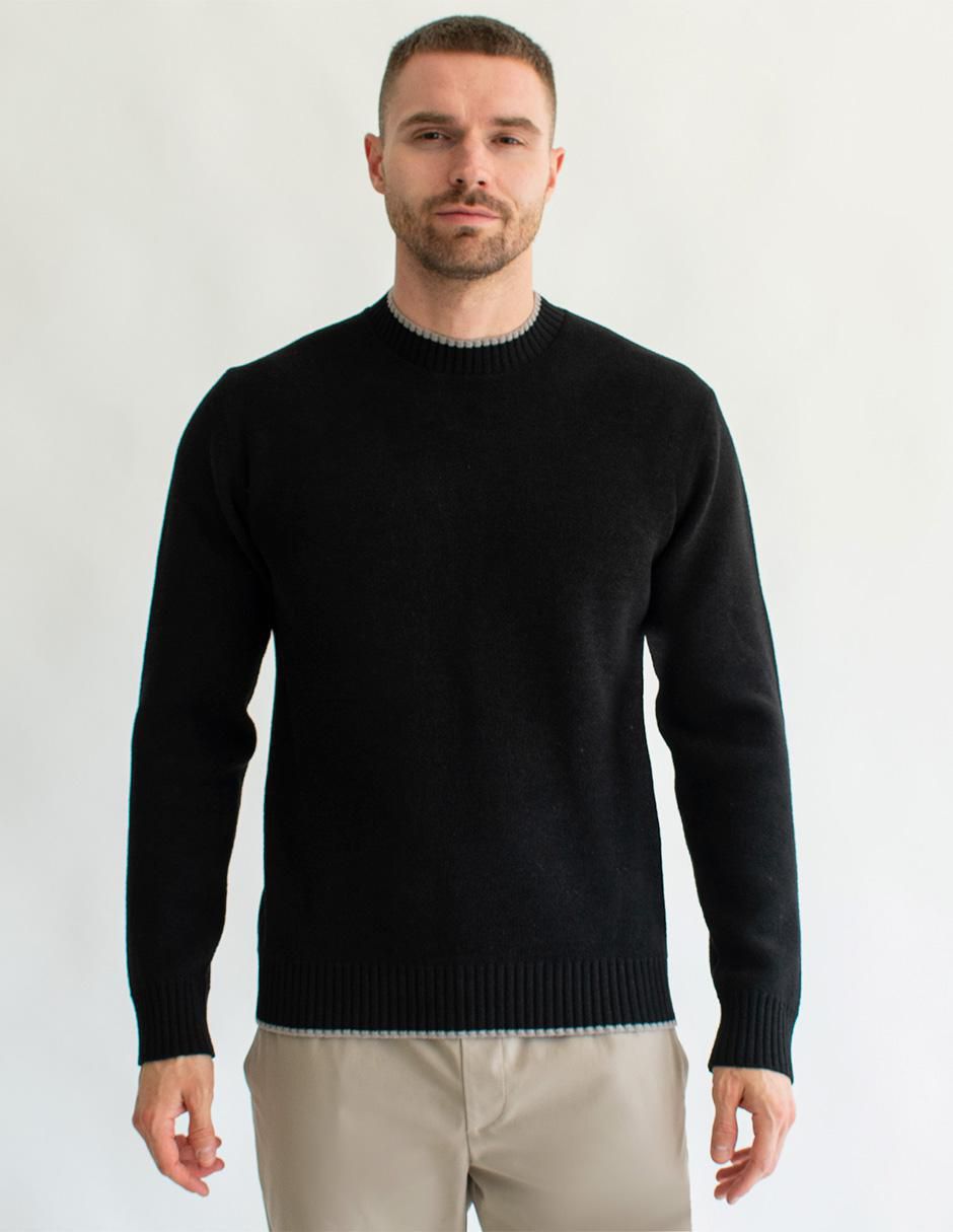 Suéter cuello redondo para hombre Suéter cuello redondo para hombre
