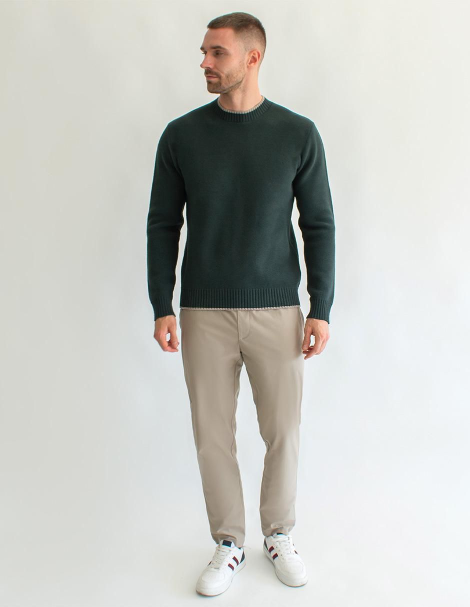 Suéter cuello redondo para hombre 3