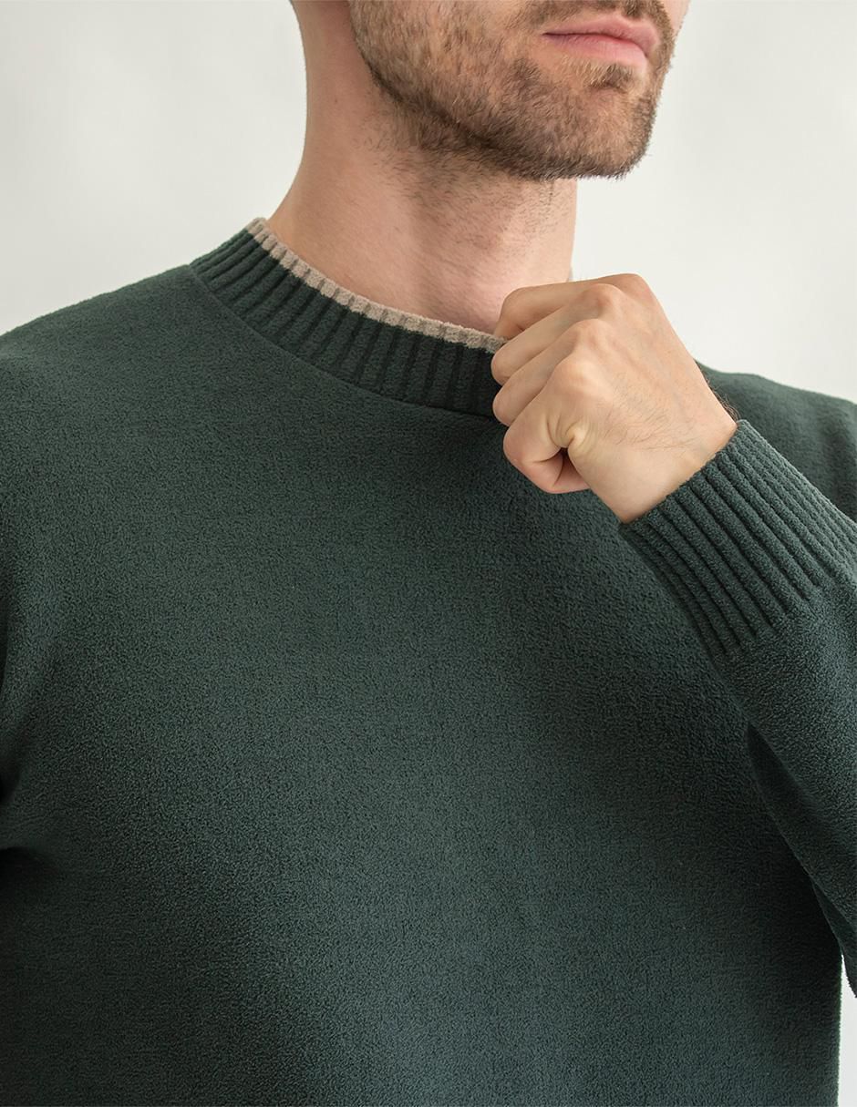 Suéter cuello redondo para hombre 4