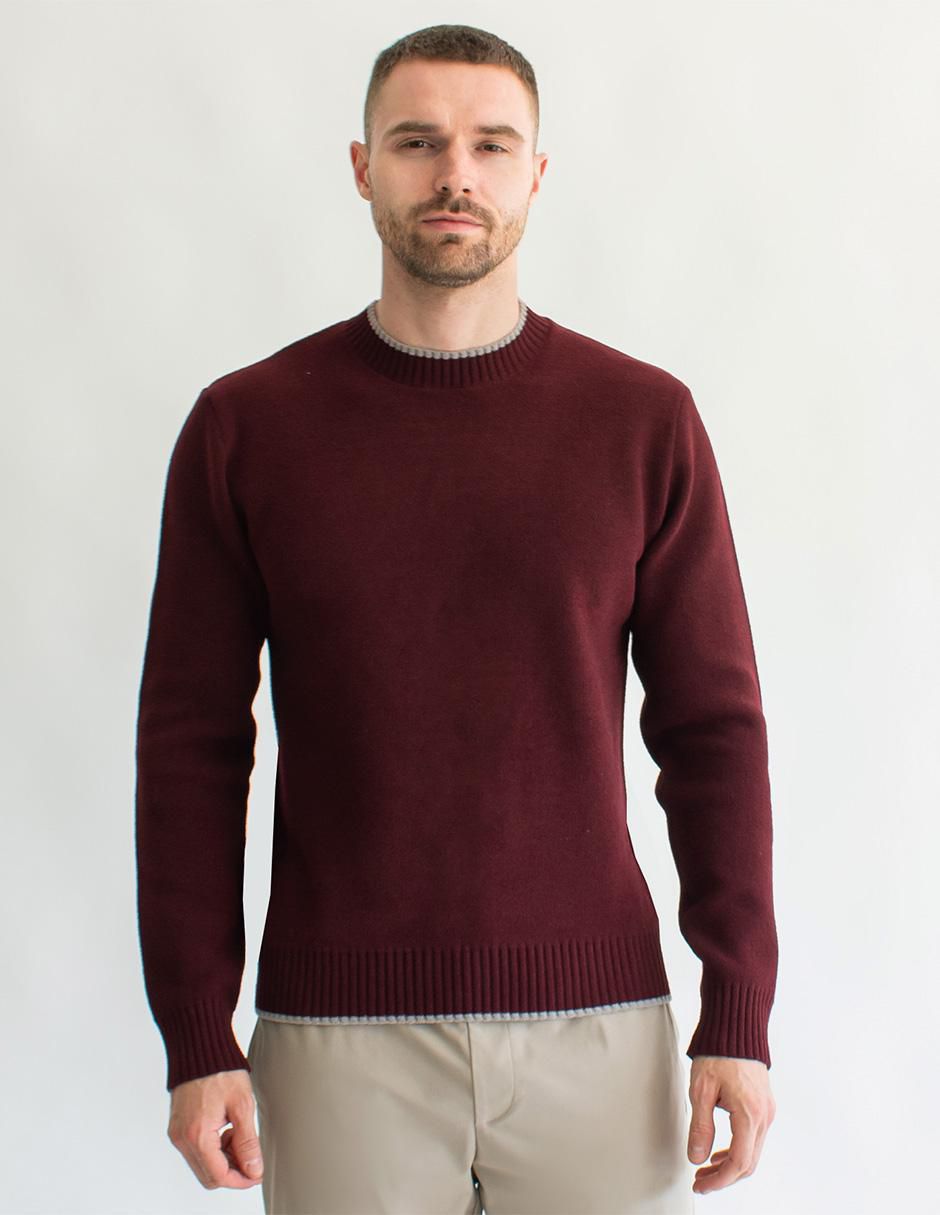Suéter cuello redondo para hombre Suéter cuello redondo para hombre