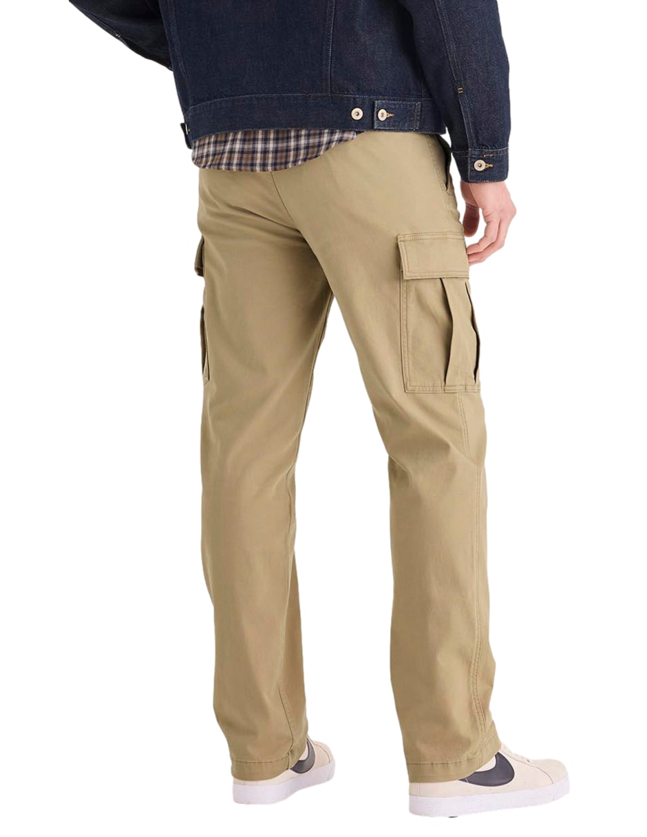 Pantalón cargo recto de algodón para hombre 3