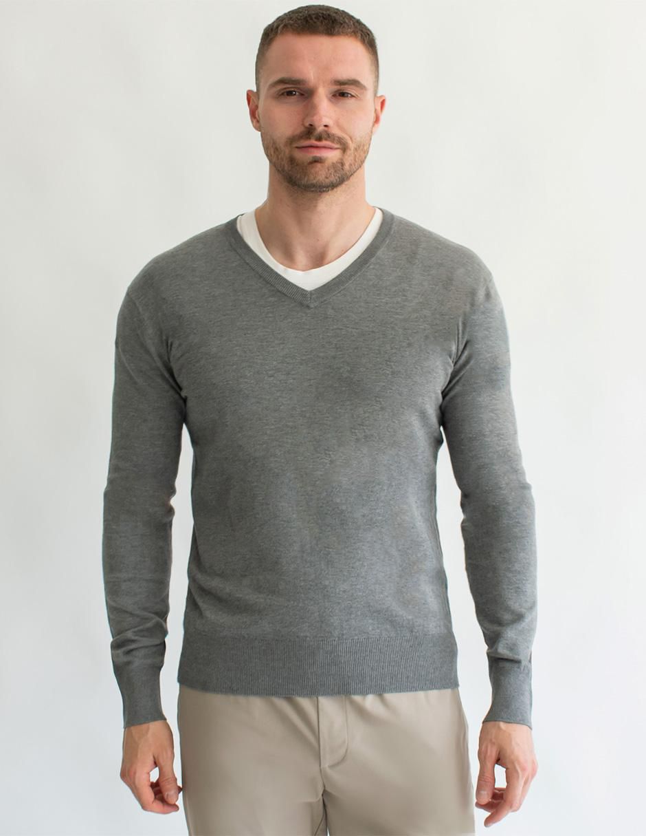 Suéter cuello V para hombre Suéter cuello V para hombre