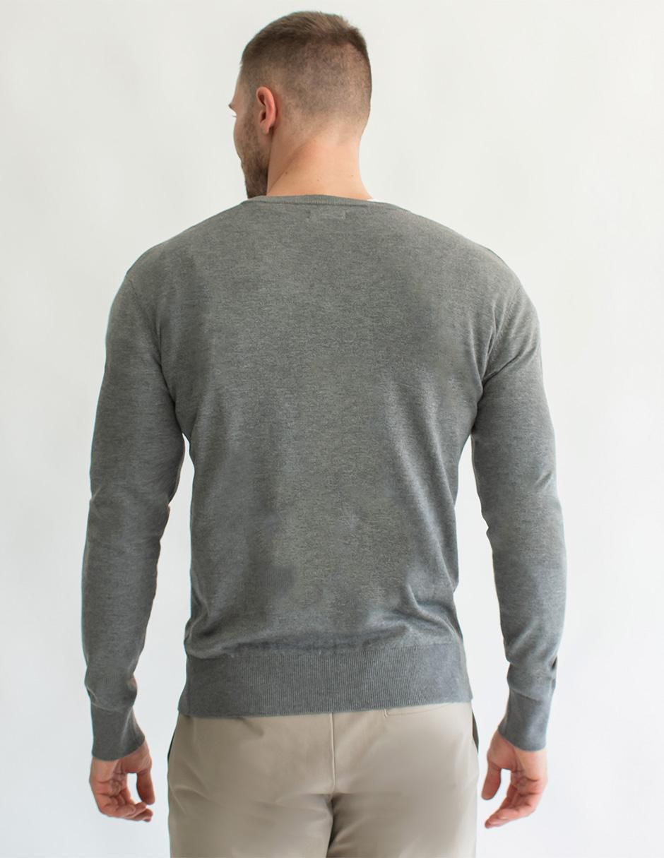 Suéter cuello V para hombre 2