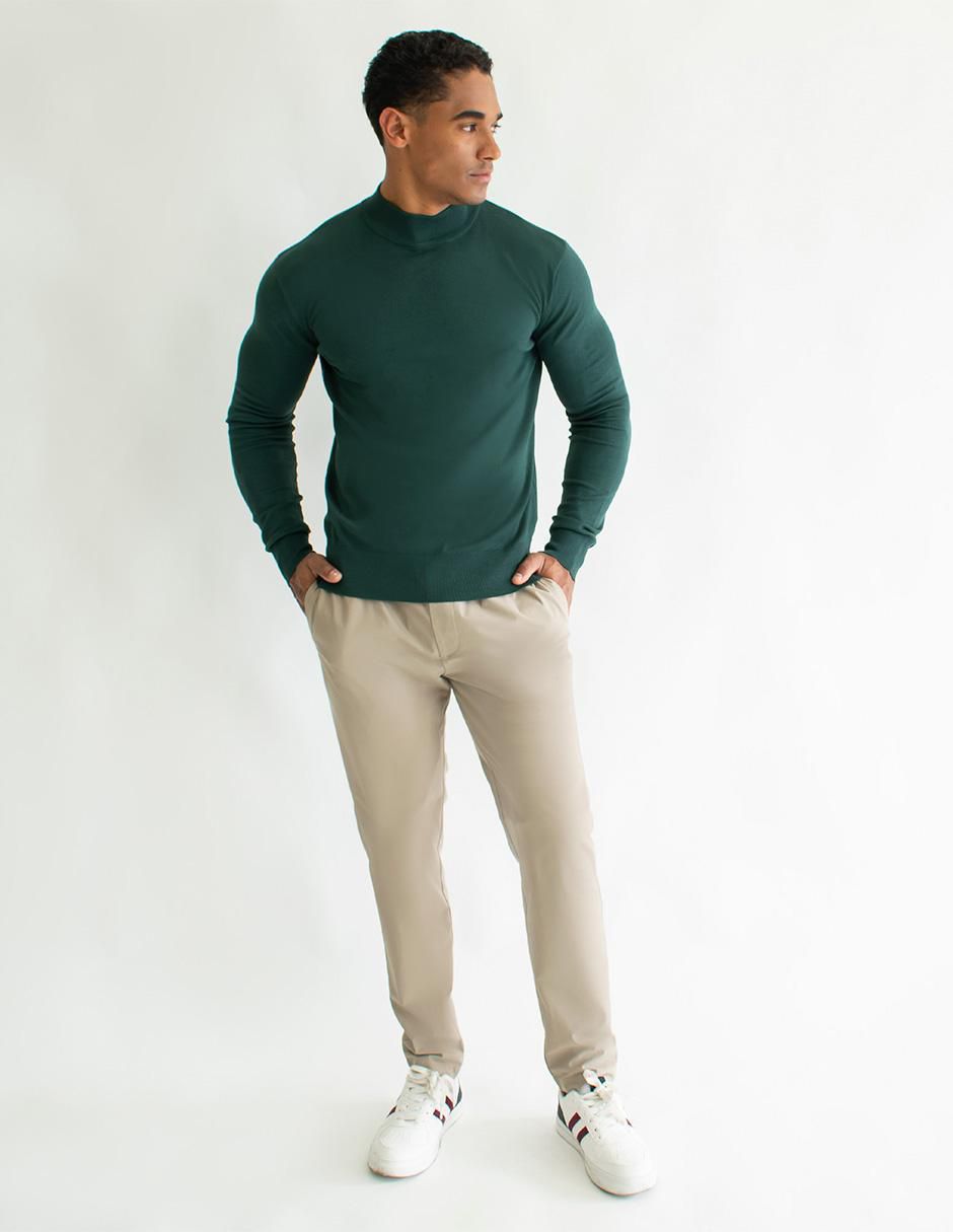 Suéter cuello alto para hombre 3