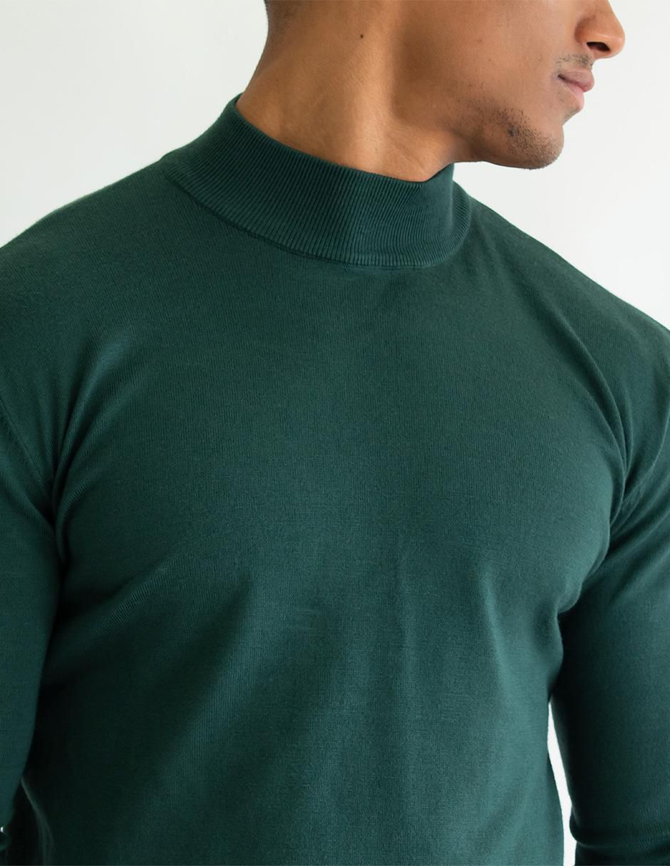 Suéter cuello alto para hombre 4