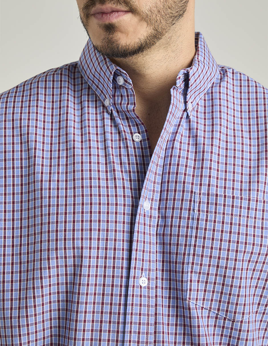 Camisa casual manga larga para hombre 4