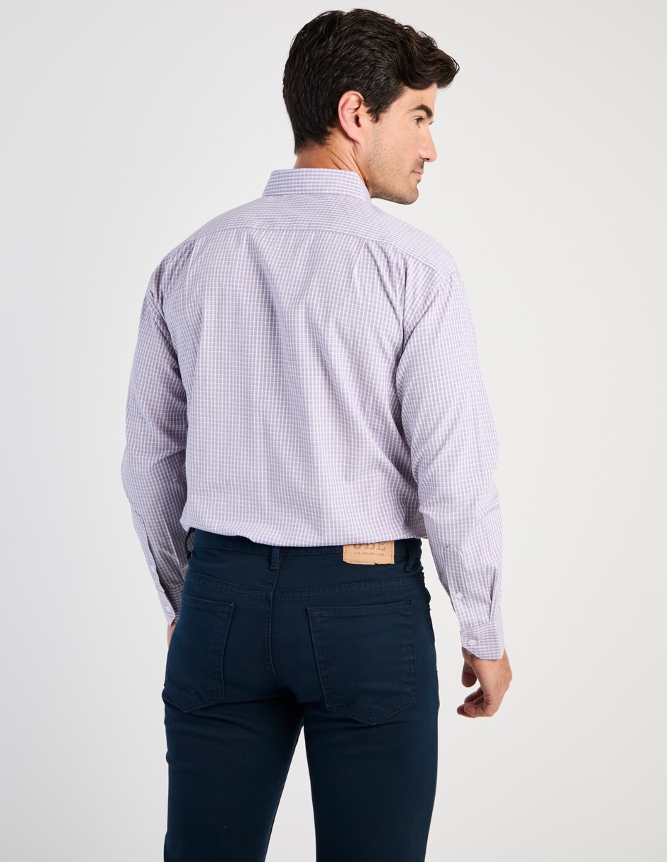 Camisa casual manga larga para hombre 2