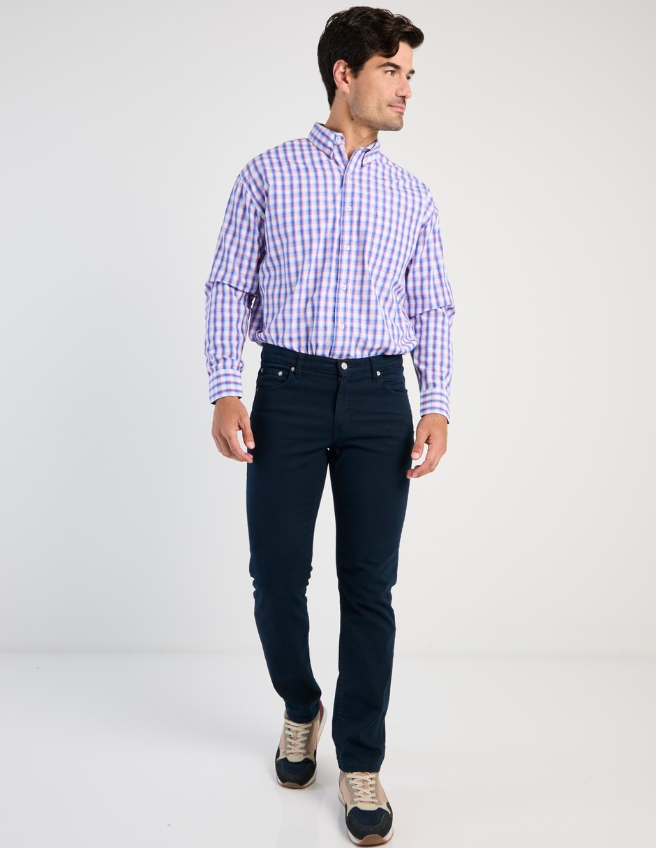 Camisa casual manga larga para hombre 3