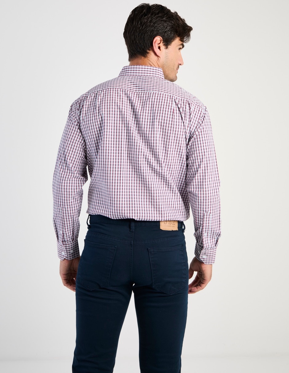 Camisa casual manga larga para hombre 2