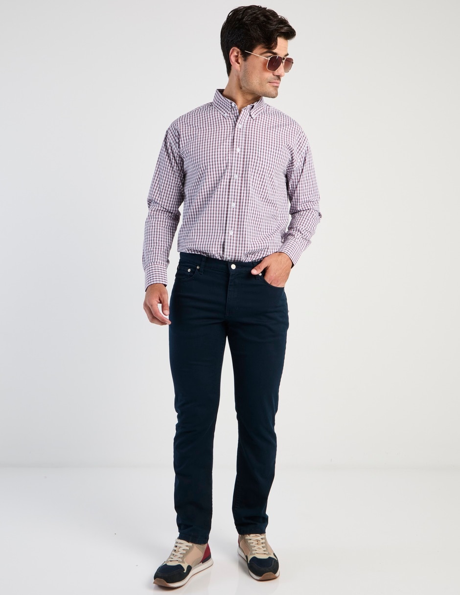 Camisa casual manga larga para hombre 3