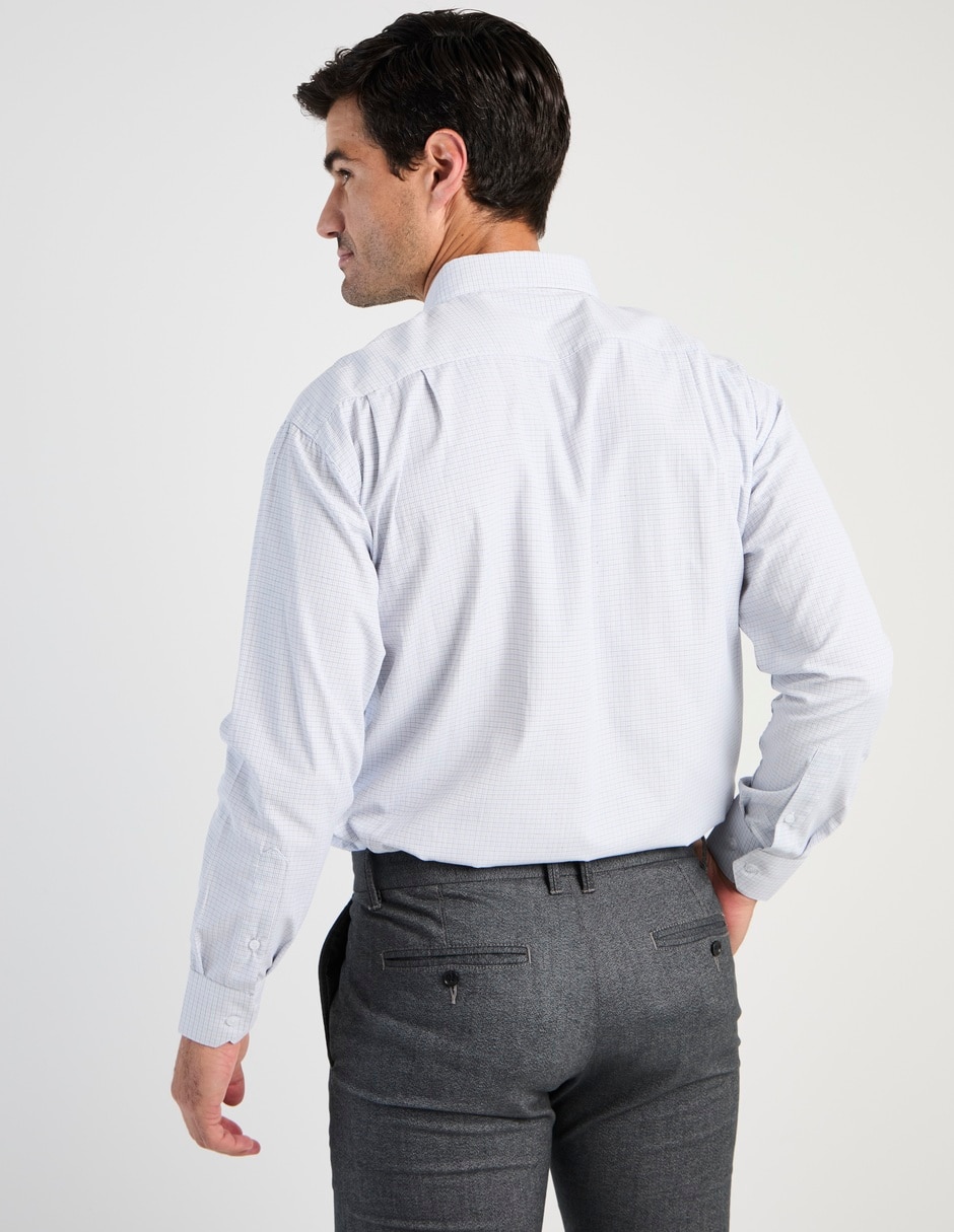 Camisa casual manga larga para hombre 2