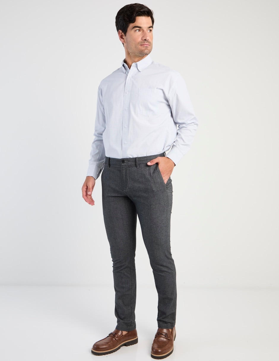 Camisa casual manga larga para hombre 3