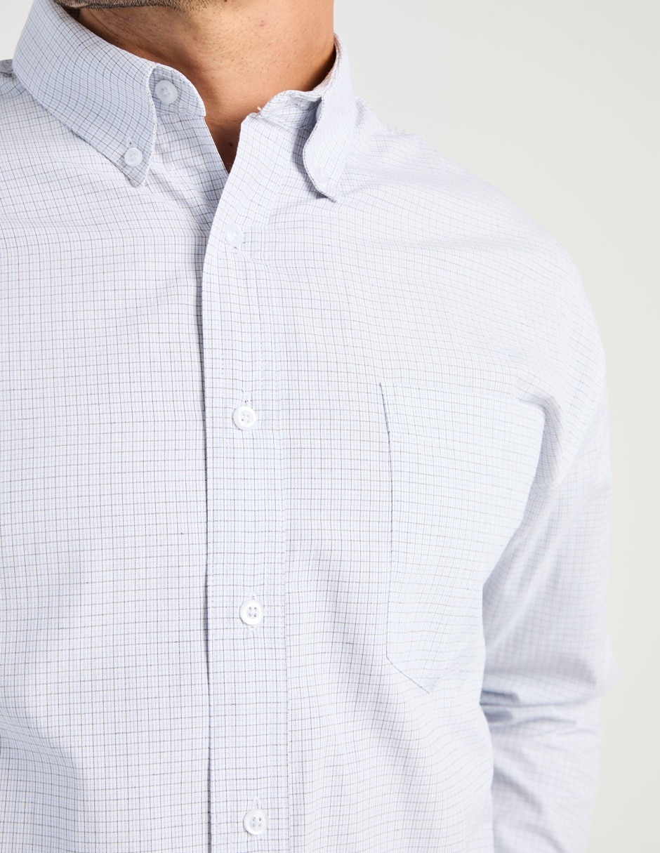 Camisa casual manga larga para hombre 4