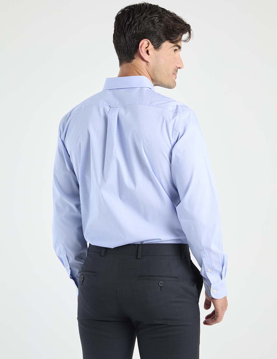 Camisa casual de algodón manga larga para hombre 2