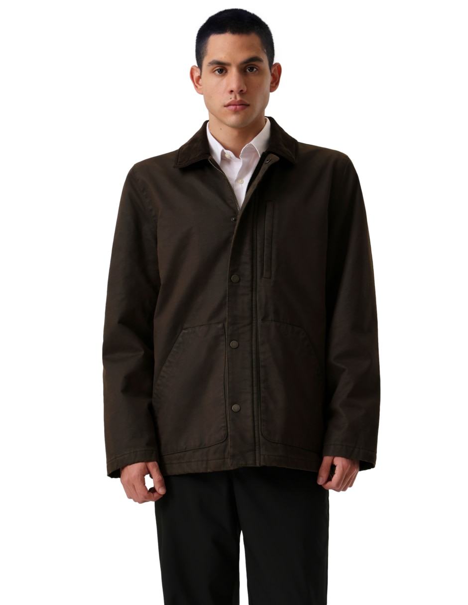 Chamarra casual de algodón para hombre 1