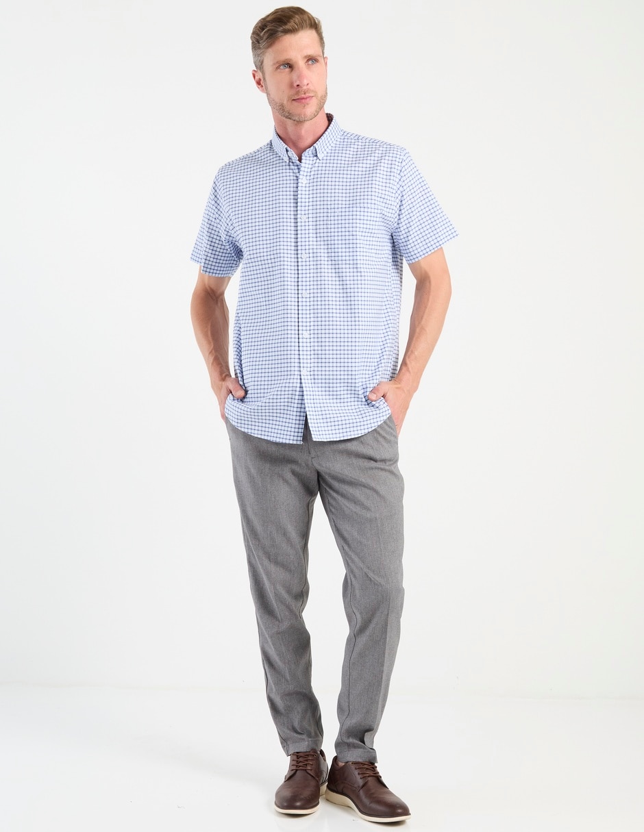 Camisa casual de algodón manga corta para hombre 3