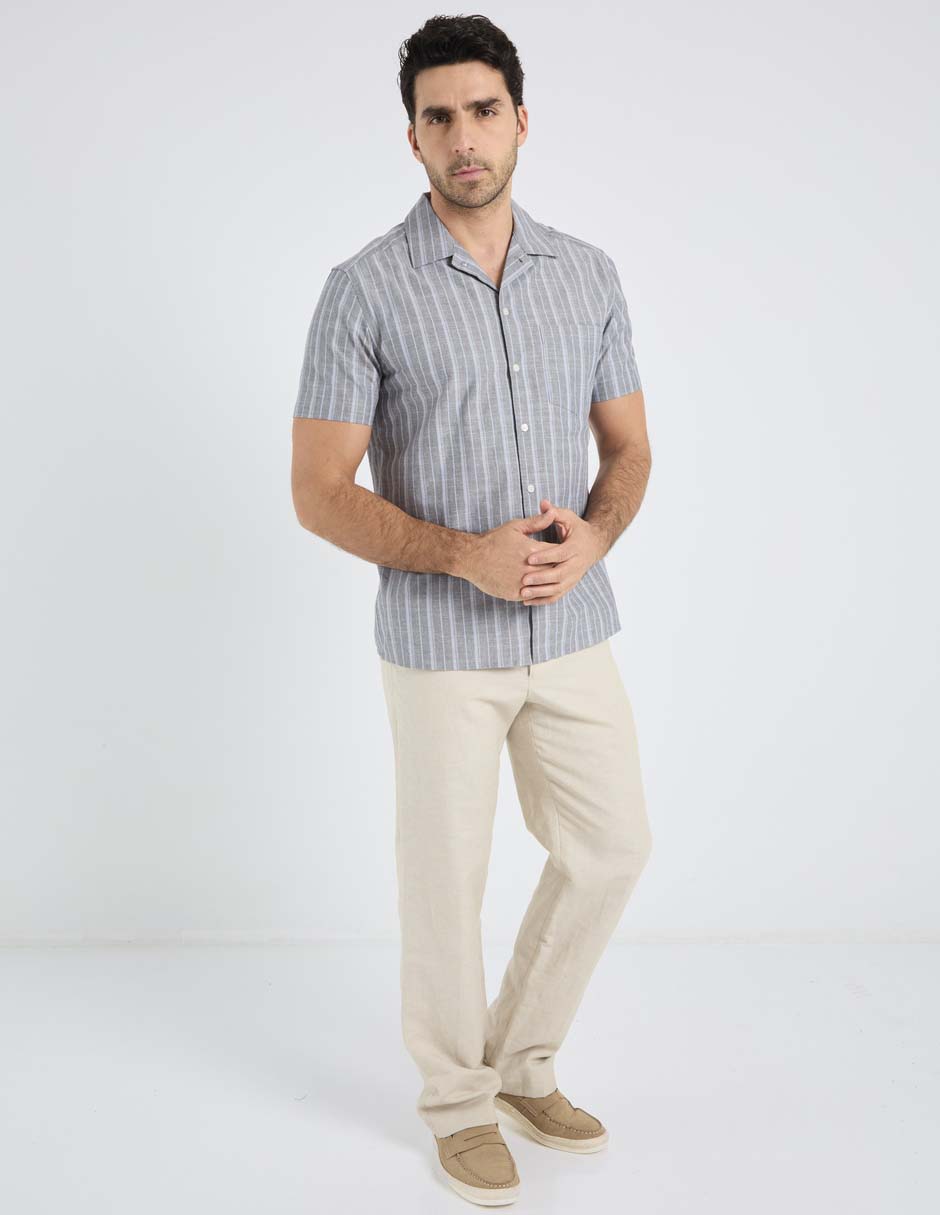Camisa casual manga corta para hombre 3