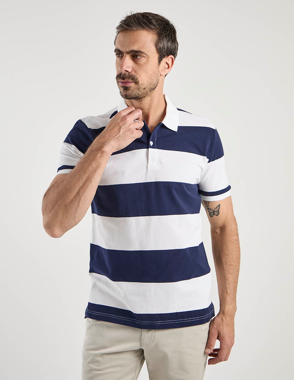 Playera tipo polo para hombre