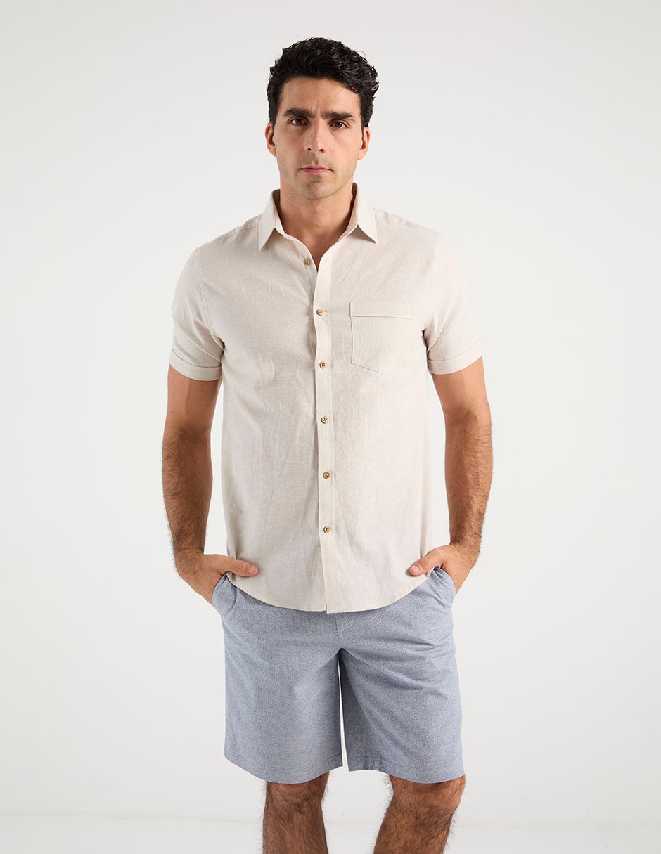 Bermuda de algodón para hombre