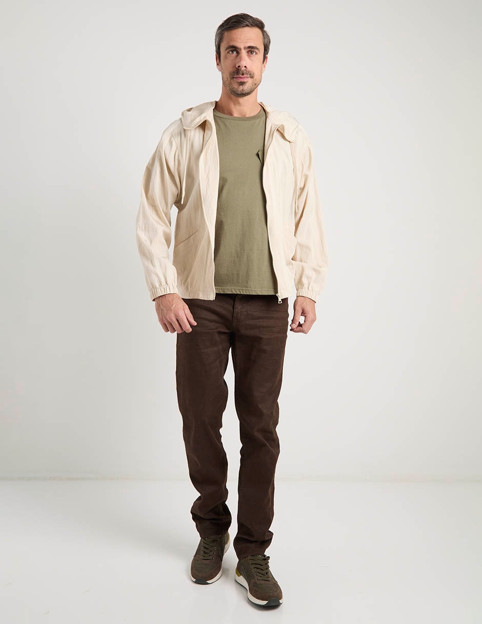 Camisa casual Regent Street de algodón manga corta para hombre