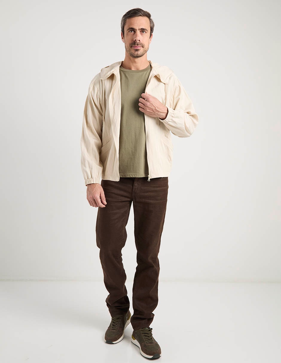 Camisa casual Regent Street de algodón manga corta para hombre