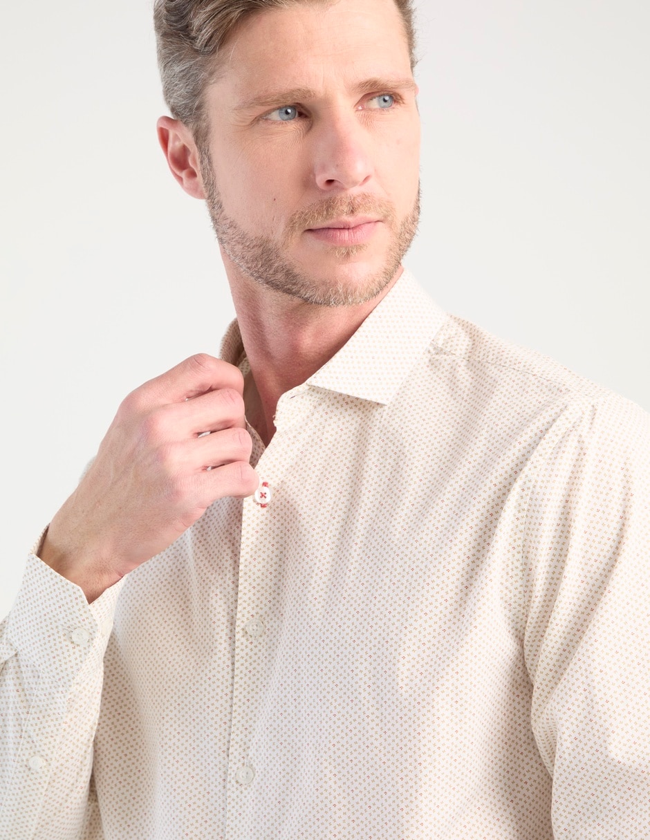 Camisa casual de algodón manga larga para hombre 4