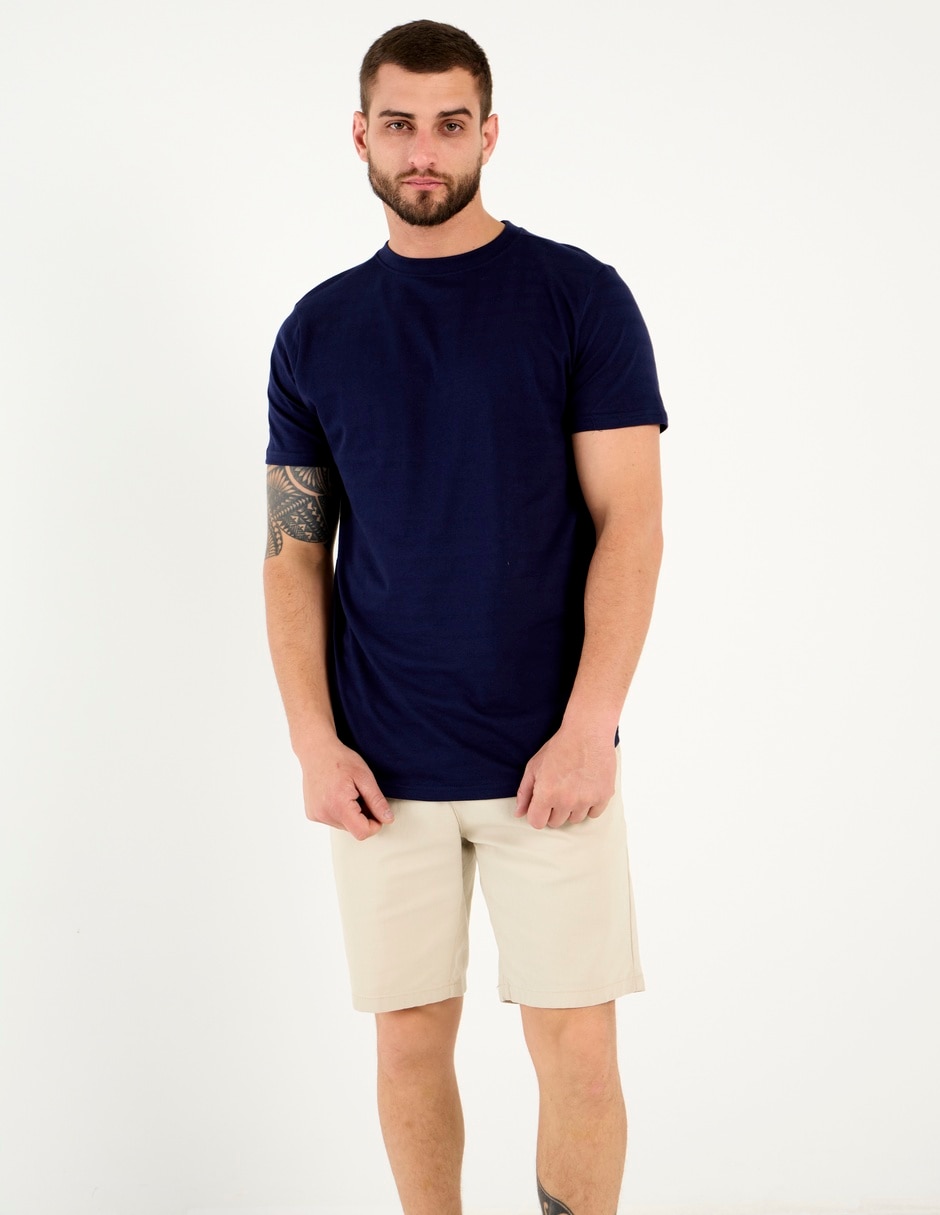 Playera cuello redondo para hombre 2