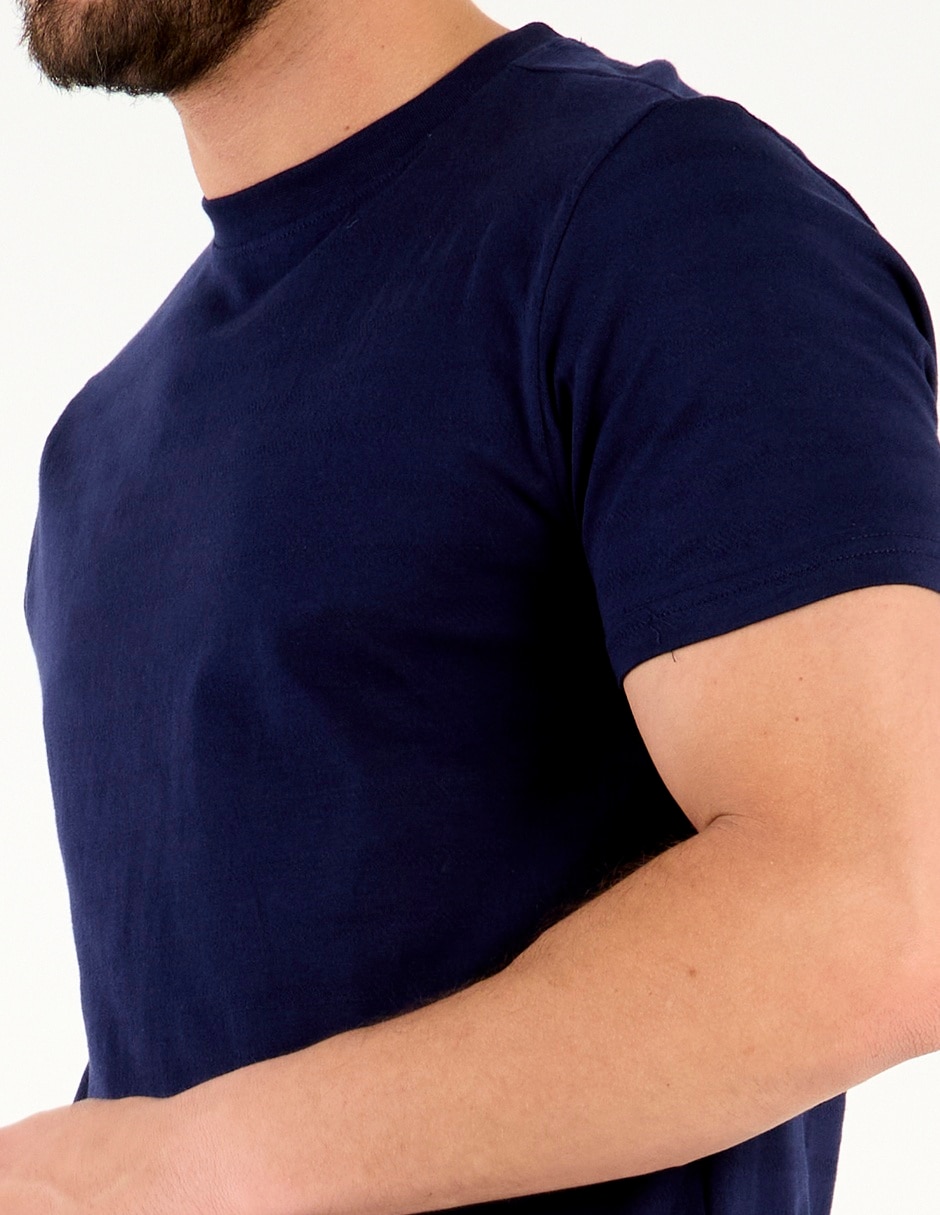 Playera cuello redondo para hombre 4