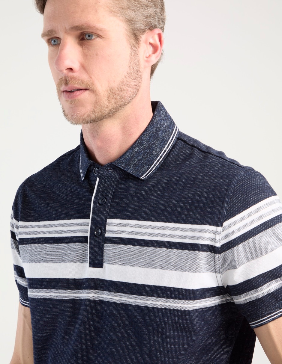 Playera tipo polo Jbe para hombre