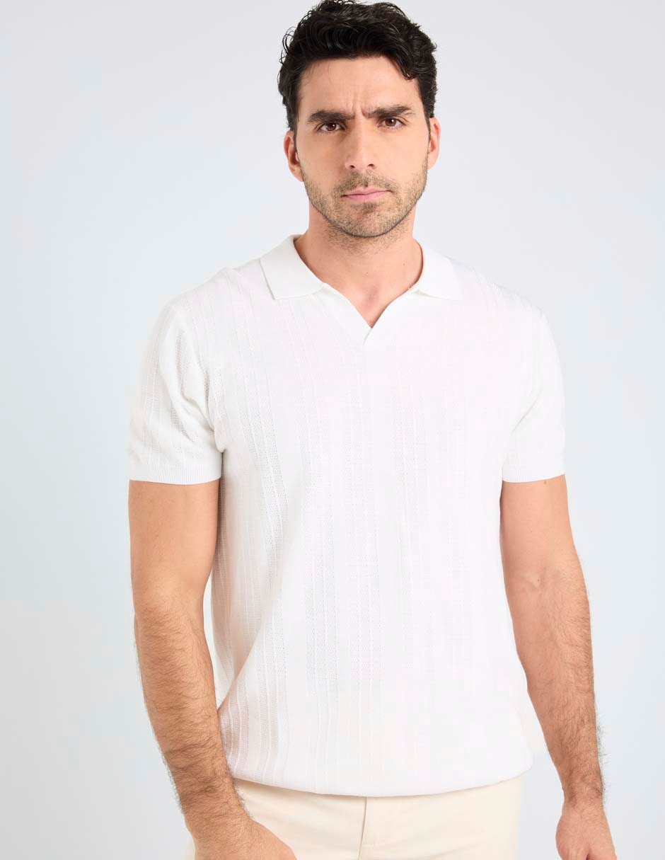 Playera tipo polo para hombre
