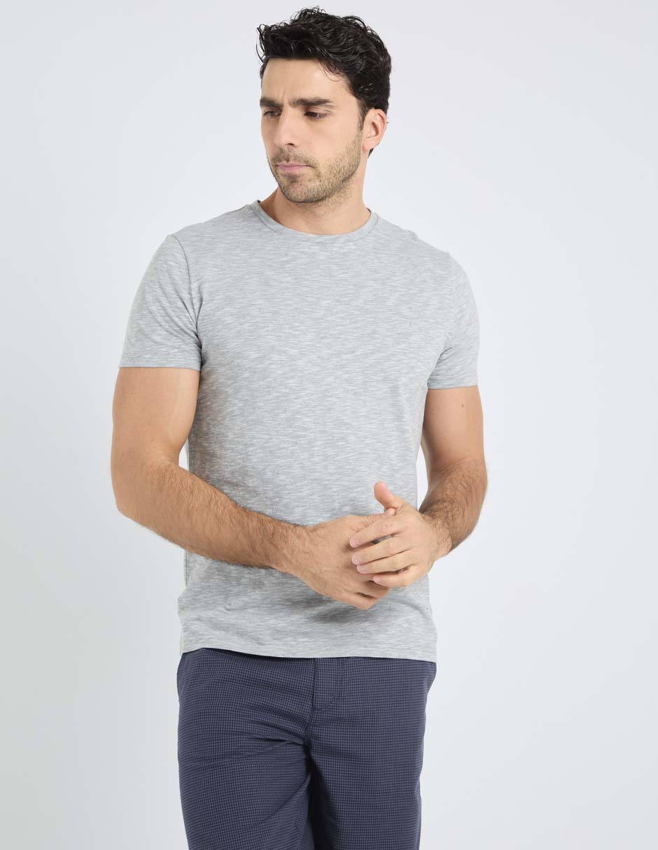 Playera cuello redondo para hombre