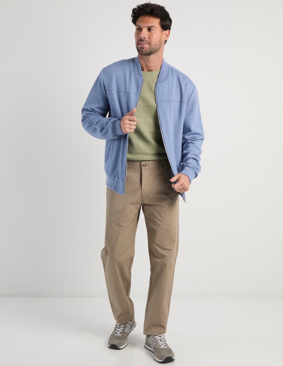 Chamarra bomber con bolsillos para hombre 3
