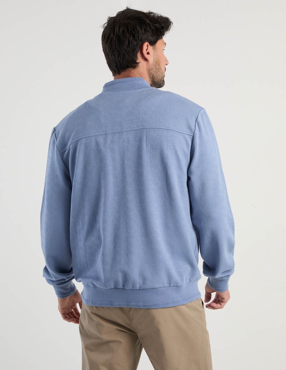 Chamarra bomber con bolsillos para hombre 6