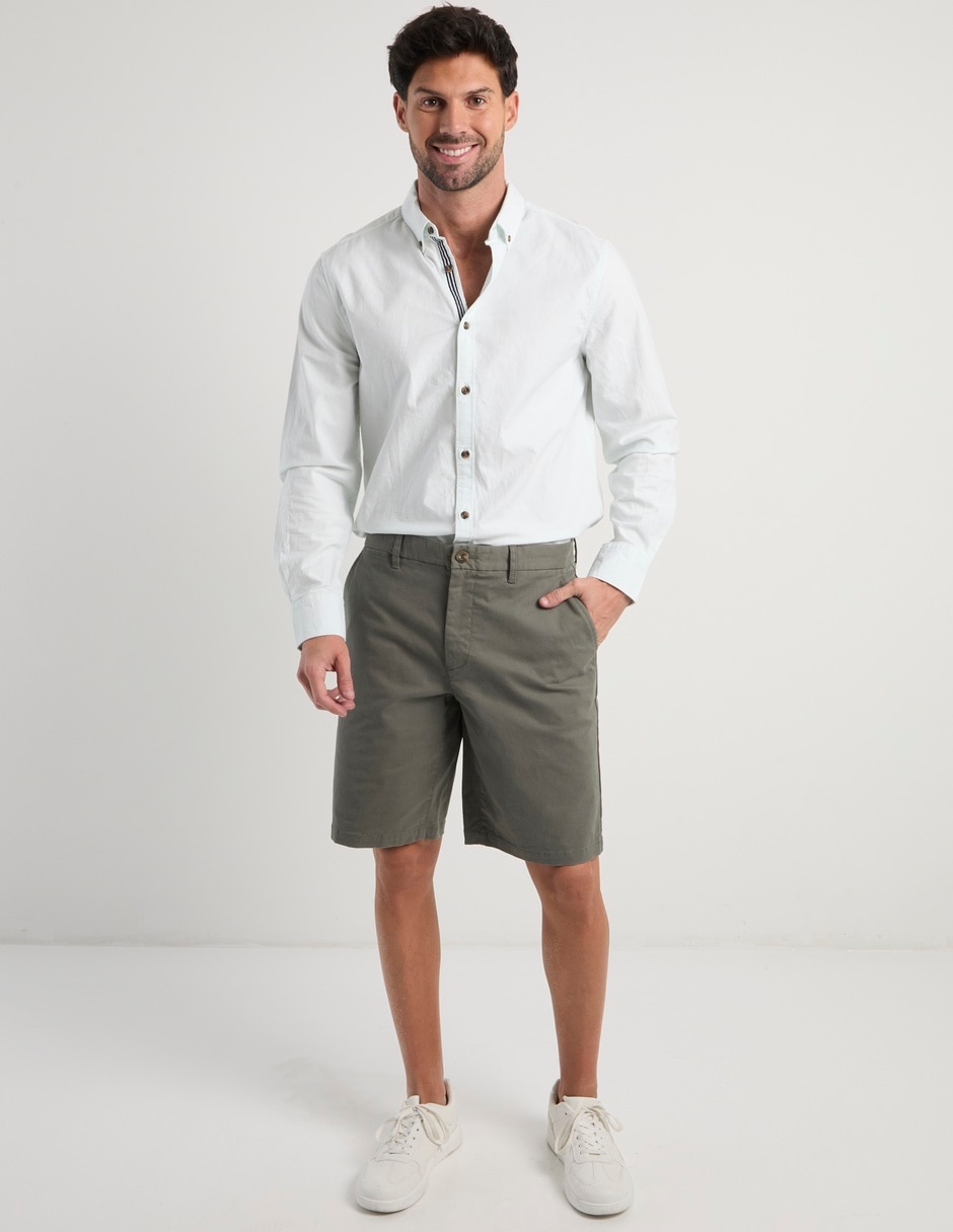 Bermuda de algodón para hombre