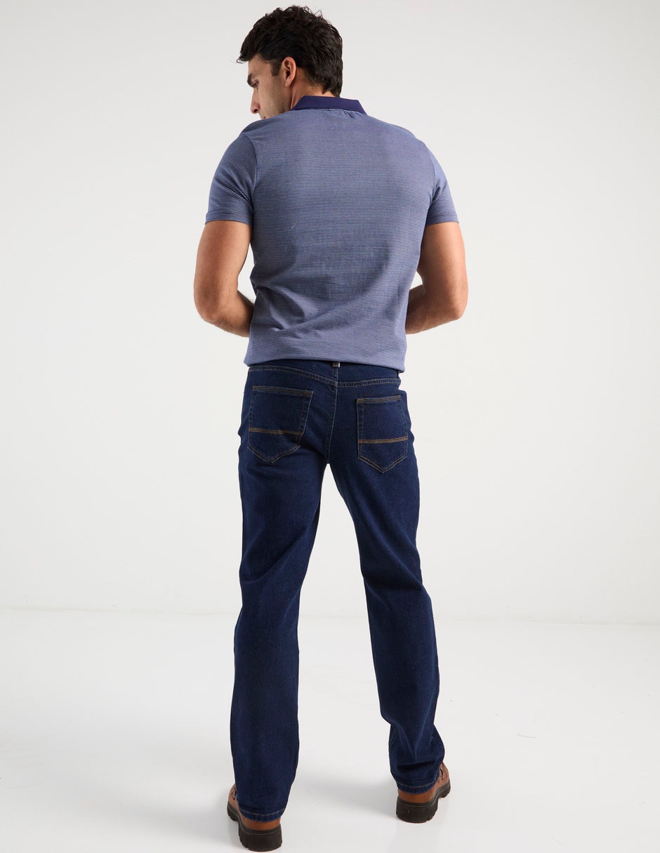 Jeans slim lavado obscuro para hombre 2