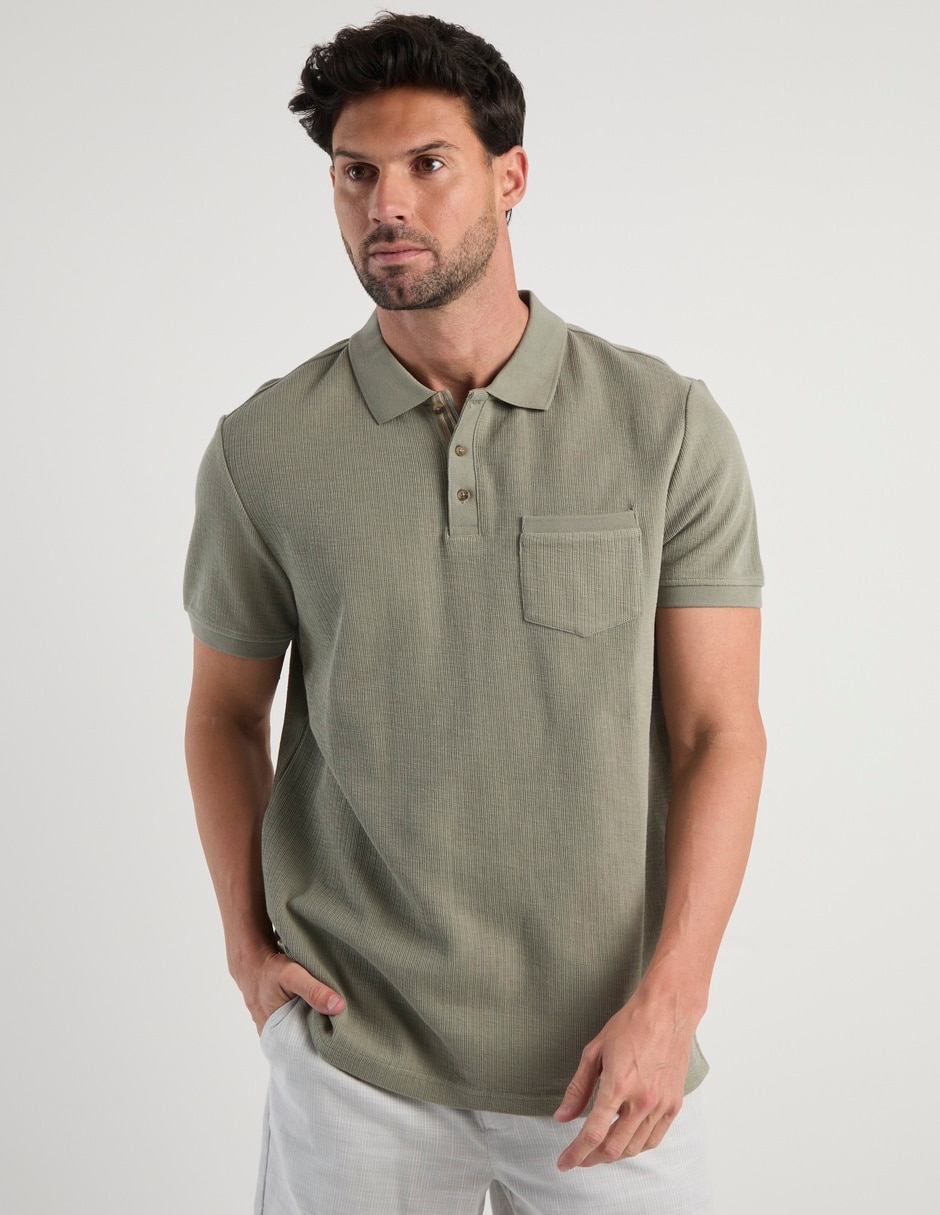 Playera tipo polo para hombre