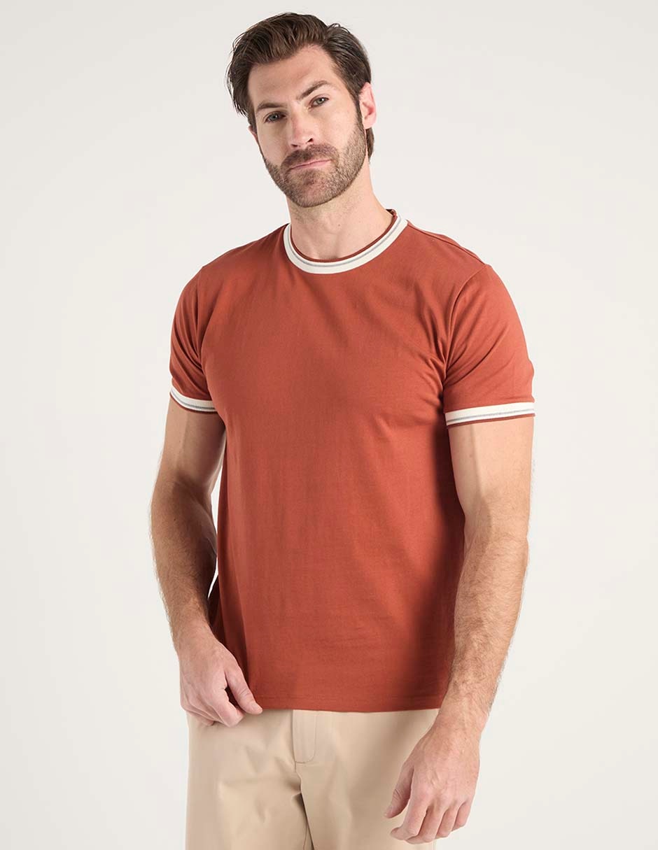 Playera cuello redondo para hombre