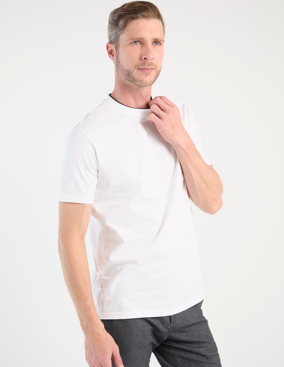 Playera cuello redondo para hombre
