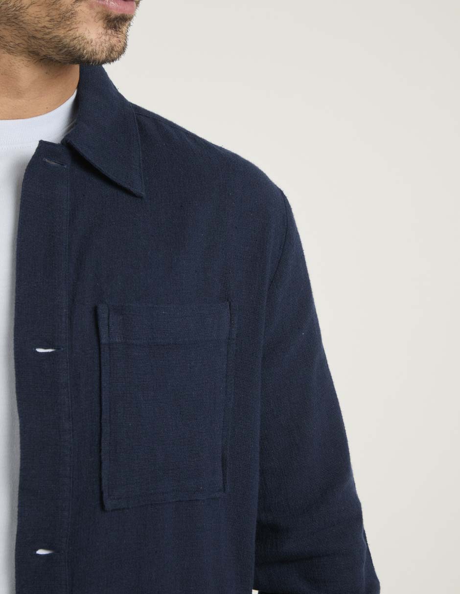 Camisa casual de algodón manga larga para hombre 4