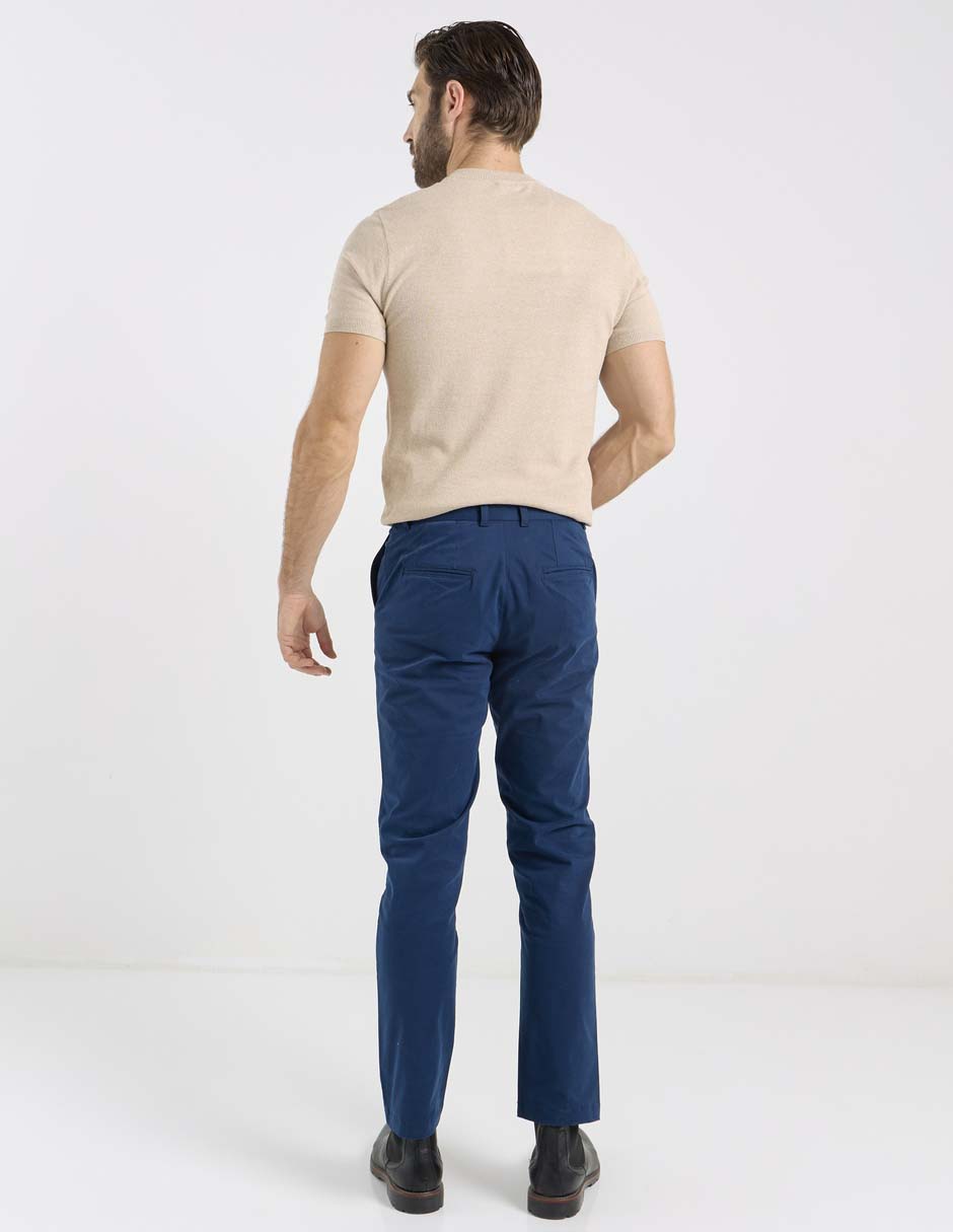 Pantalón business casual chino slim para hombre 7