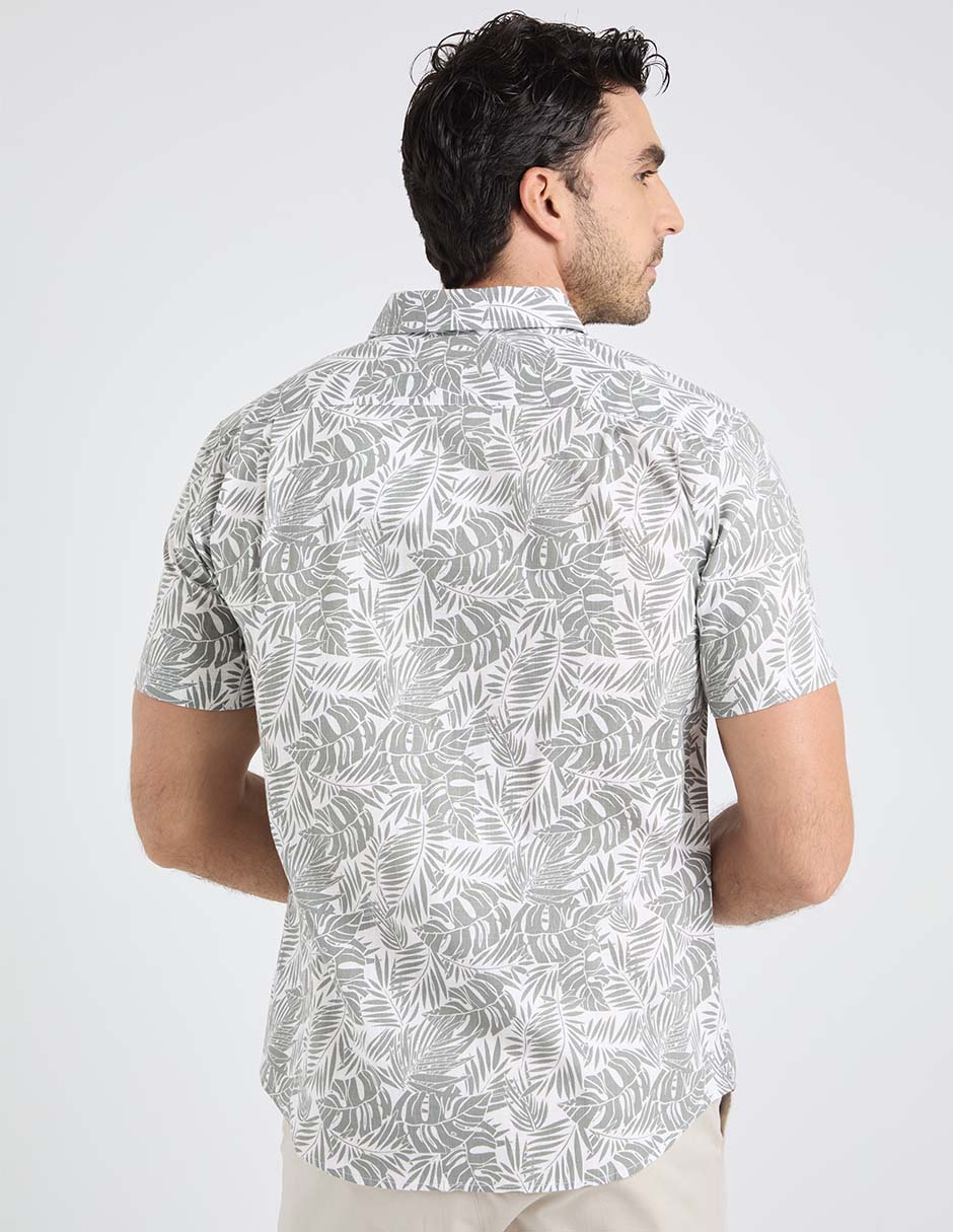 Camisa playa manga corta para hombre 2