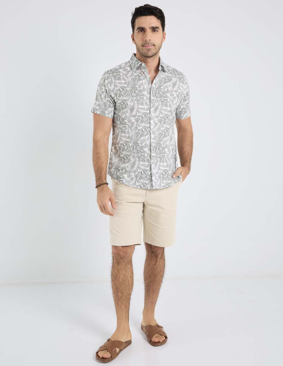 Camisa playa manga corta para hombre 3