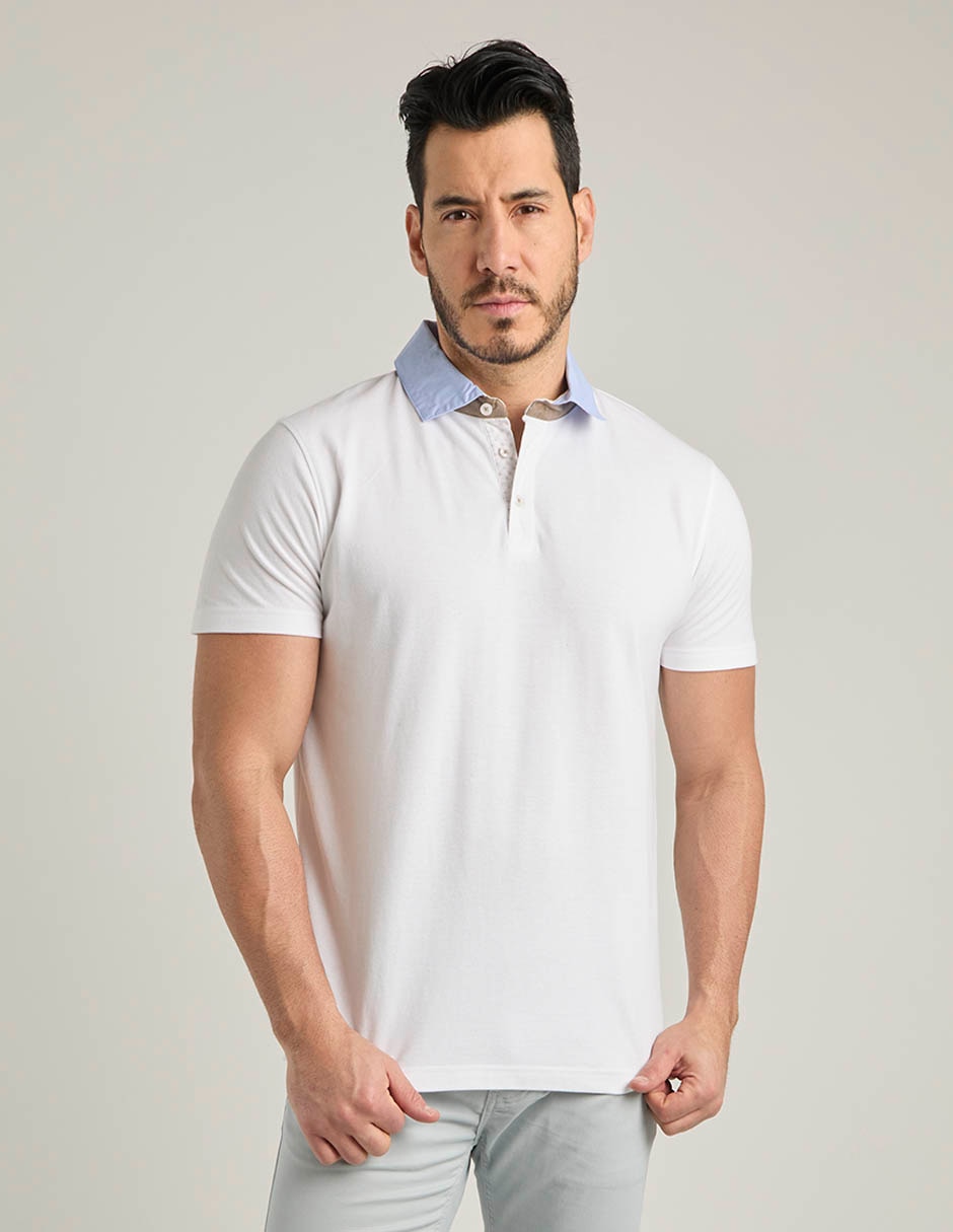 Playera tipo polo para hombre