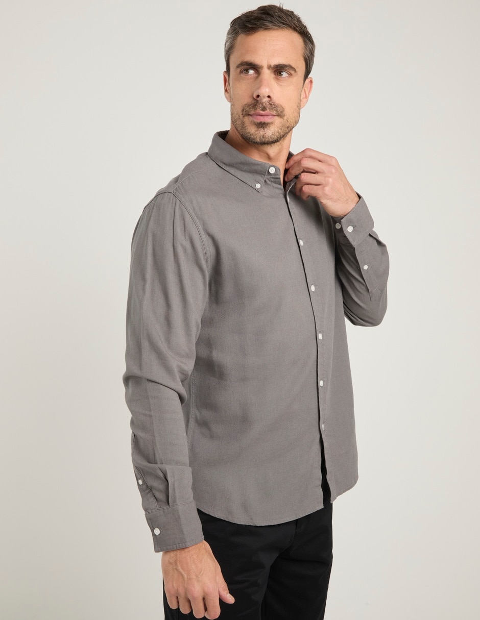 CAMISA R STREET RS260, M, GRIS OBSCURO