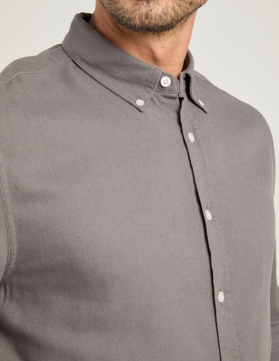 CAMISA R STREET RS260, M, GRIS OBSCURO