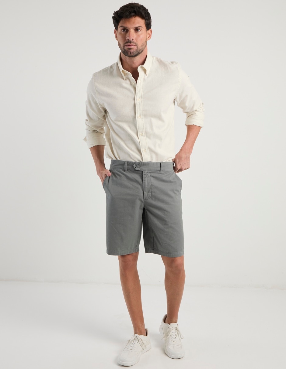 Bermuda de algodón para hombre
