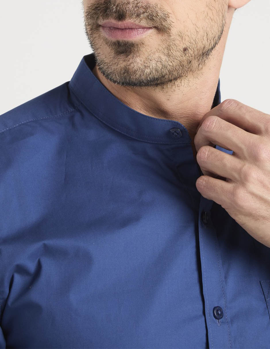 Camisa casual Regent Street de algodón manga larga para hombre