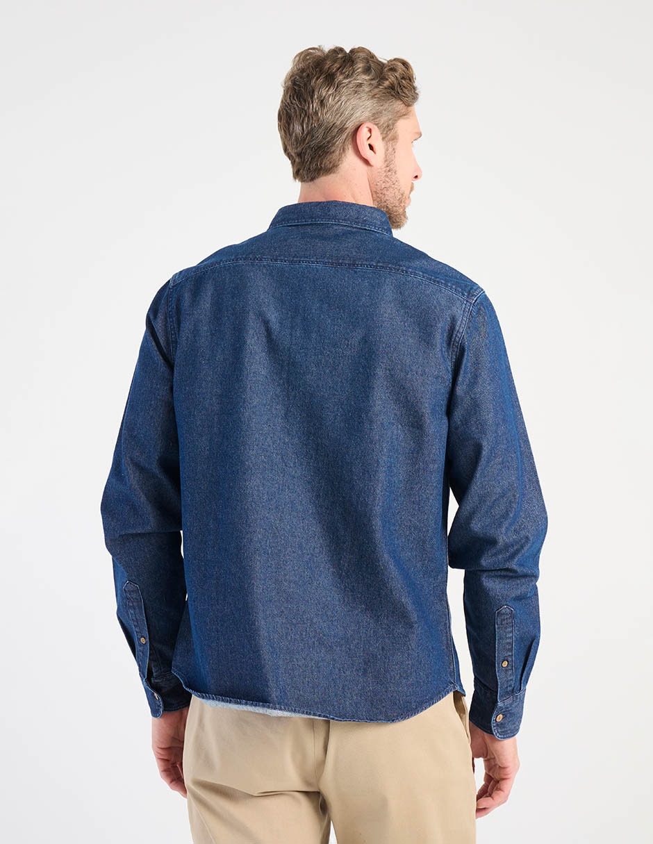 CAMISA R STREET RS2603, XG, AZUL MEDIO